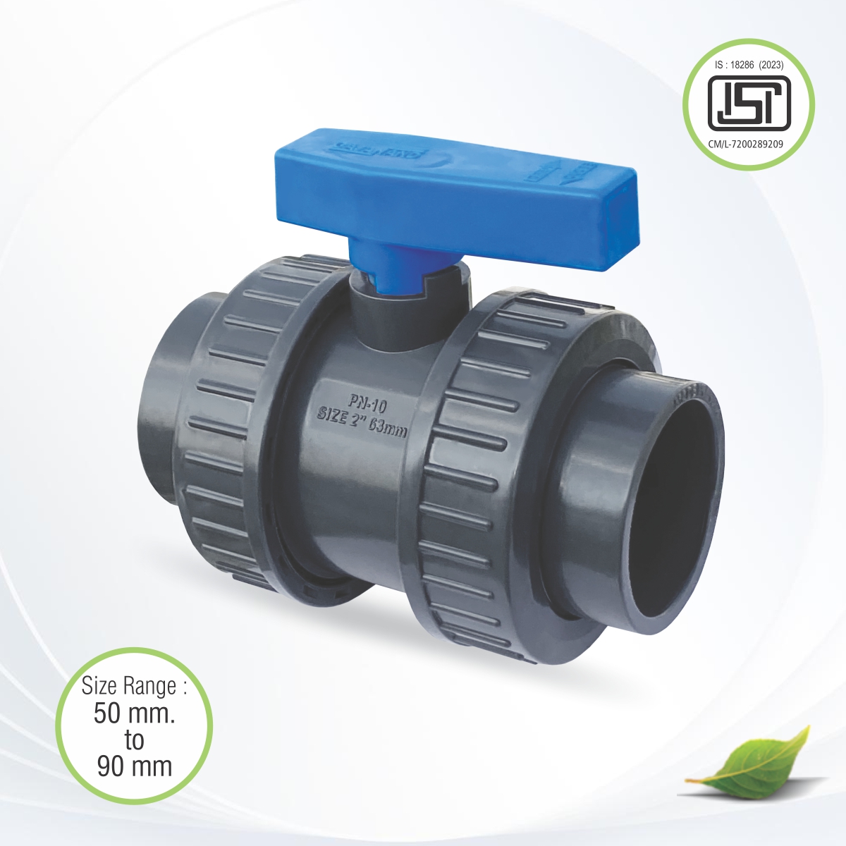 PVC Double Union Ball Valve
