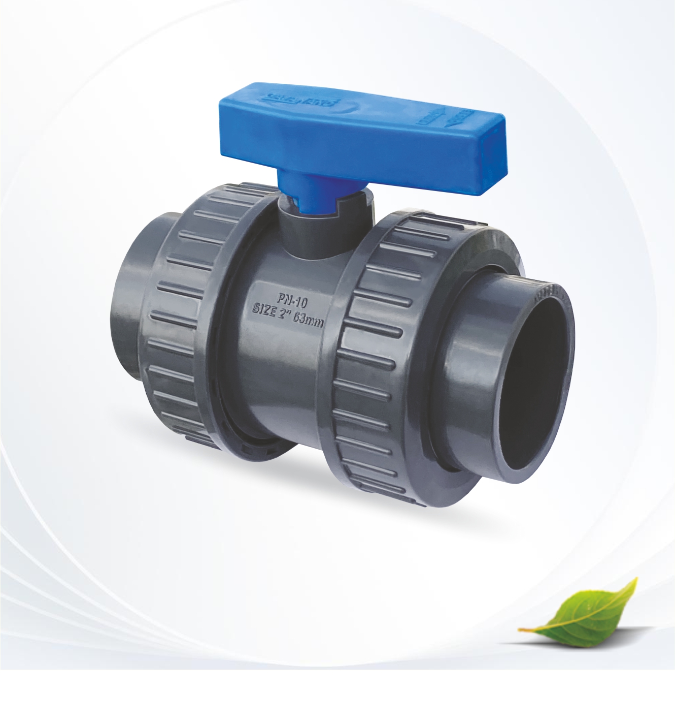 PVC Double Union Ball Valve for Durable Pipe Systems