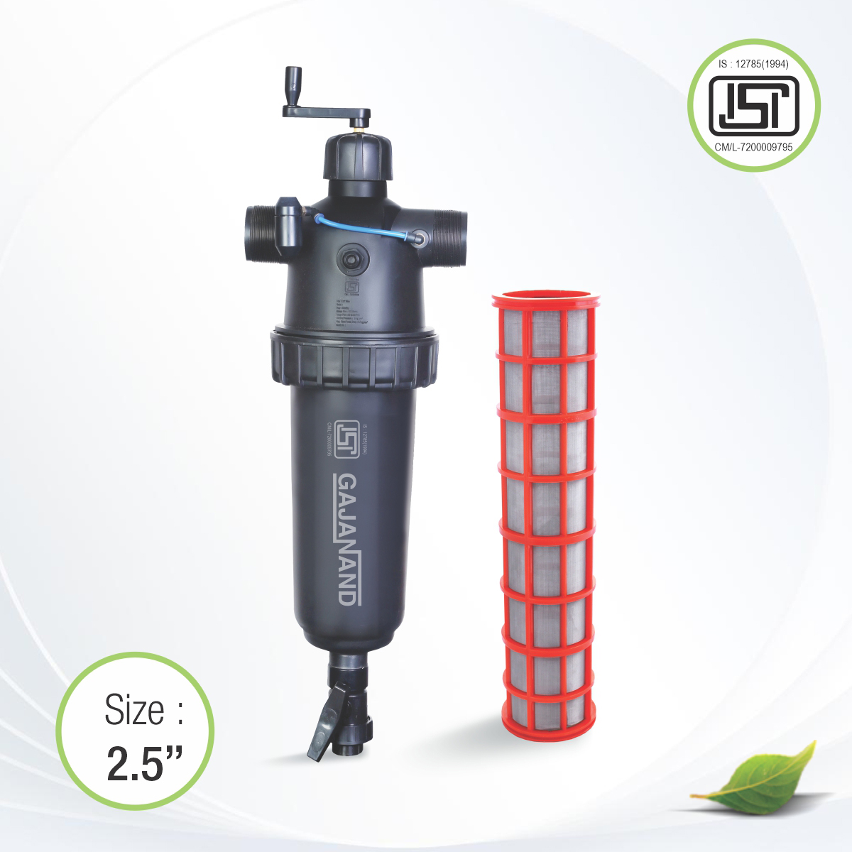 Semi Automatic Screen Filter for Irrigation Efficiency