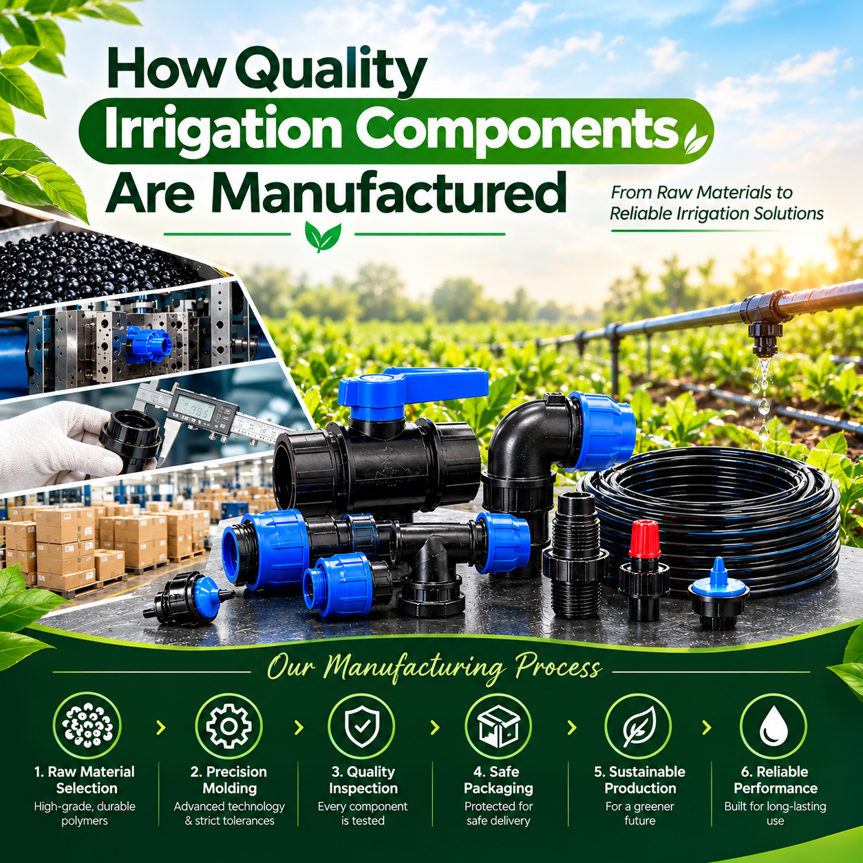 How Quality Irrigation Components Are Manufactured