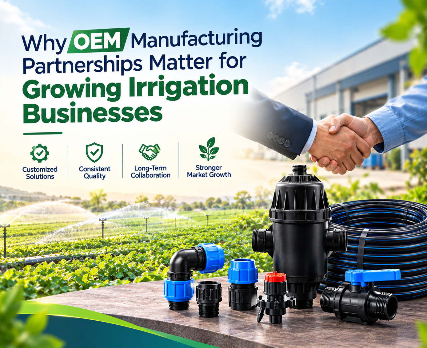 Why OEM Manufacturing Partnerships Matter for Growing Irrigation Businesses